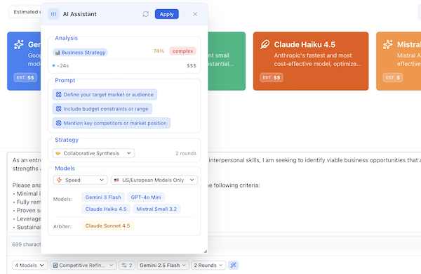 Prompt Classification System