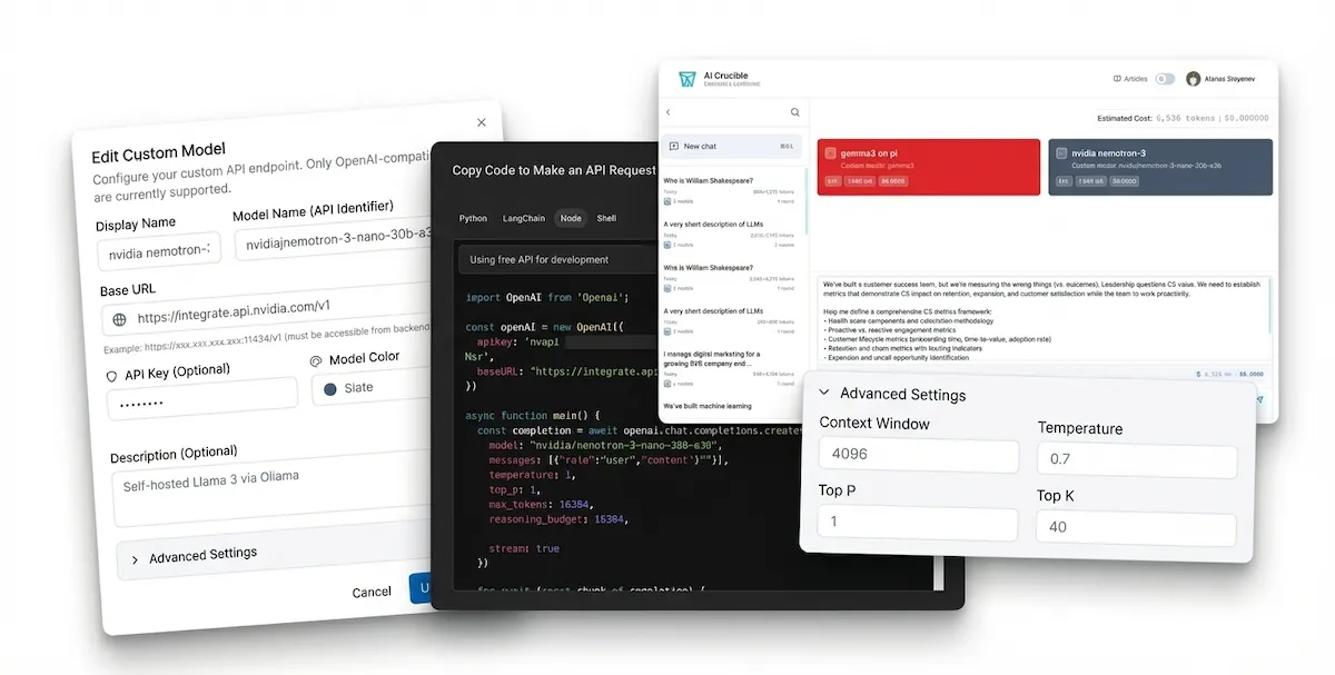 Custom Models Integration: Connect Your Own AI Infrastructure